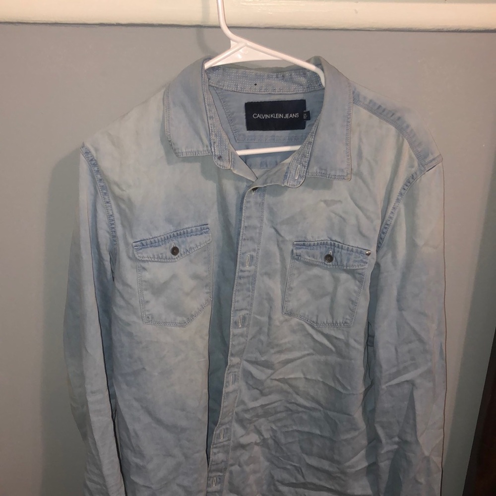 Calvin Klein Jean button up shirt